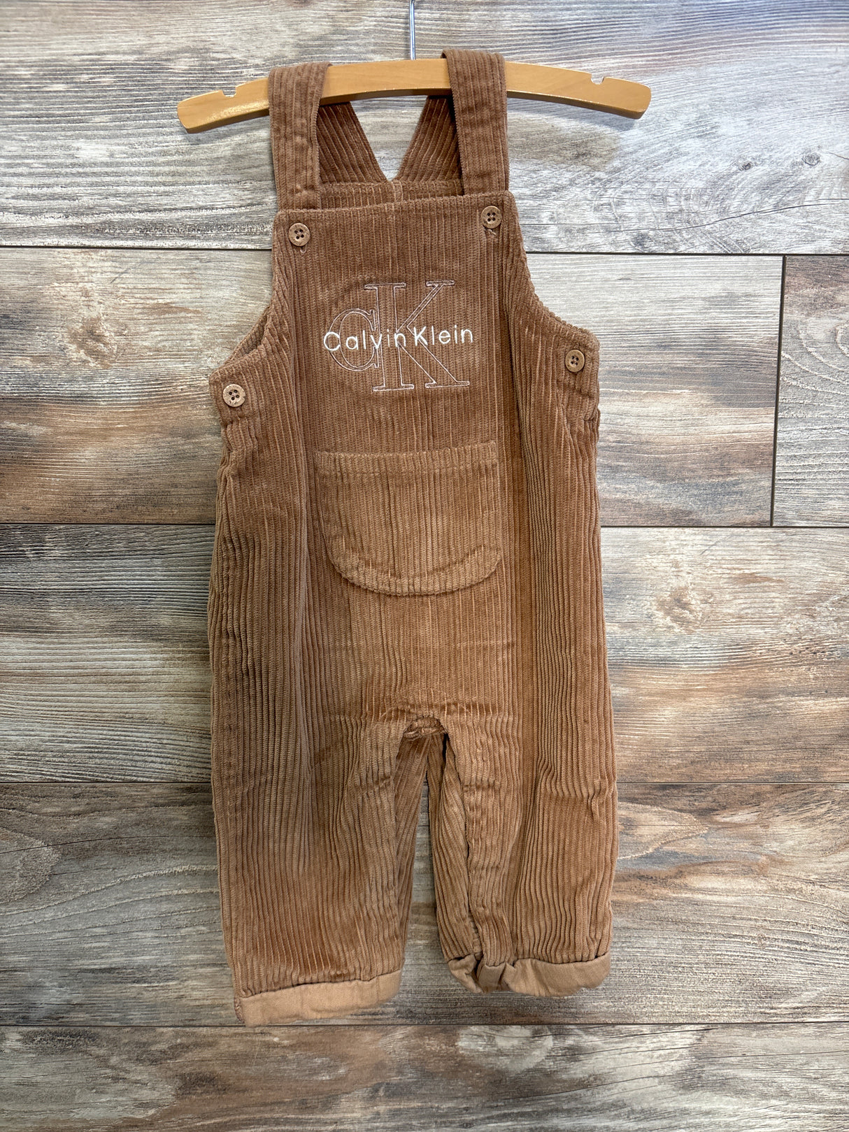 Calvin Klein Corduroy Overalls Brown sz 18m