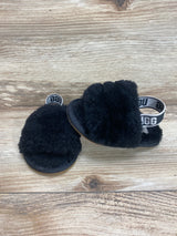 UGG Fluff Yeah Slides Black sz 6c