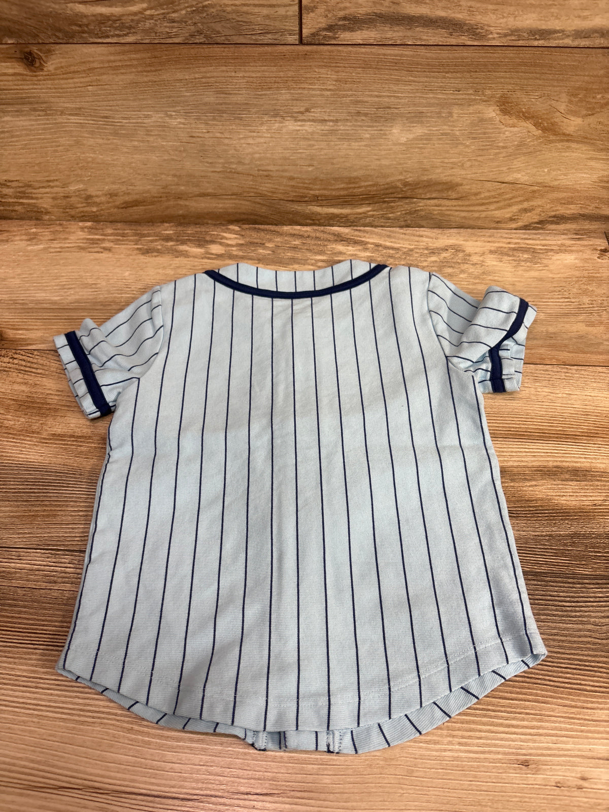 Epic Threads Striped Button Up Shirt Blue sz 3T