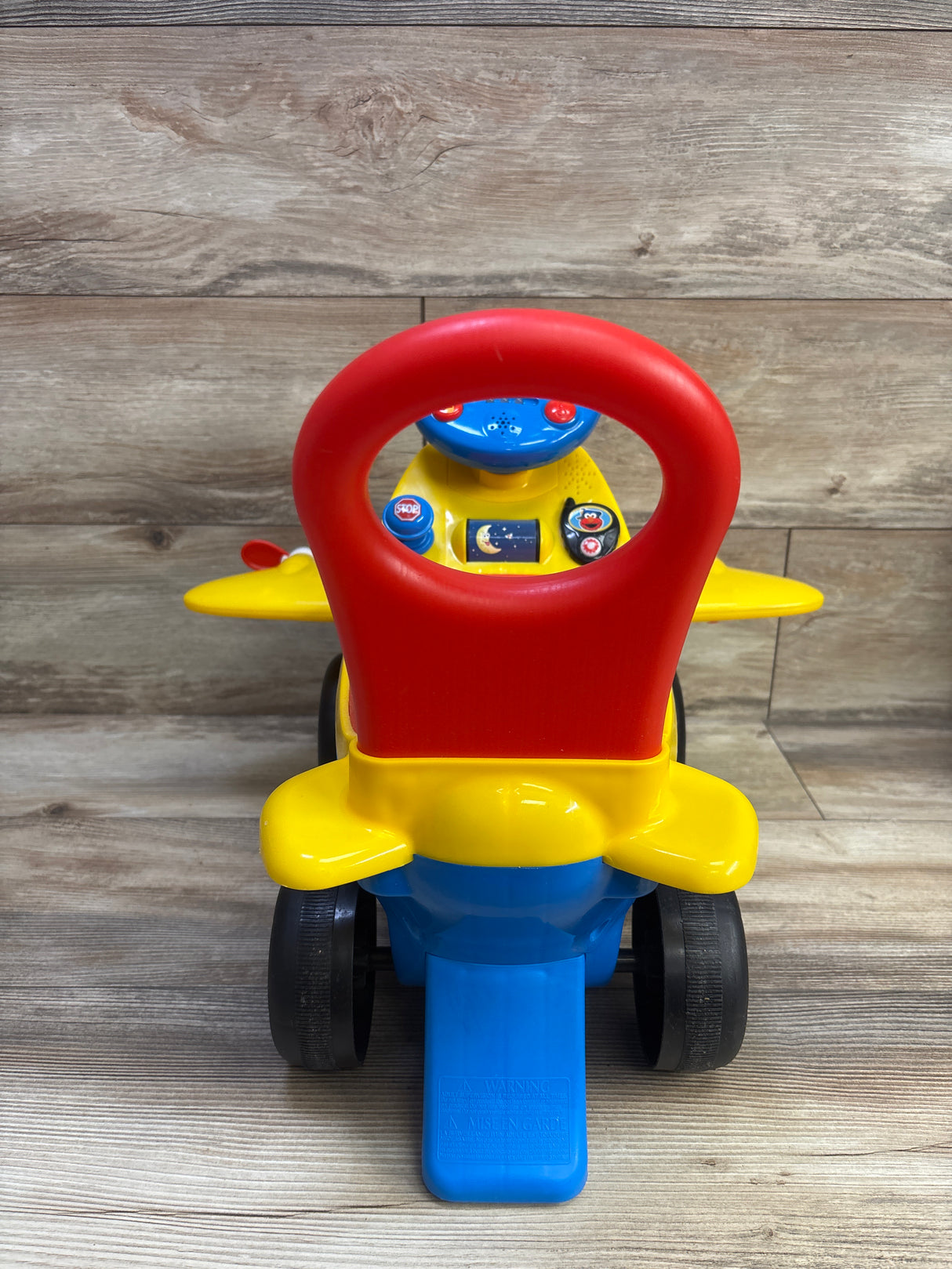 Kiddieland Sesame Street Elmo's Activity Plane Ride-On