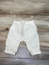 Old Navy Muslin Pants Cream sz 0-3m