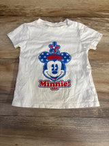 H&M Disney Minnie Mouse USA Shirt White sz 18m - Me n Mommy To Be