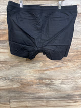 NWOT Gap Maternity Linen-Blend Shorts Black sz XL