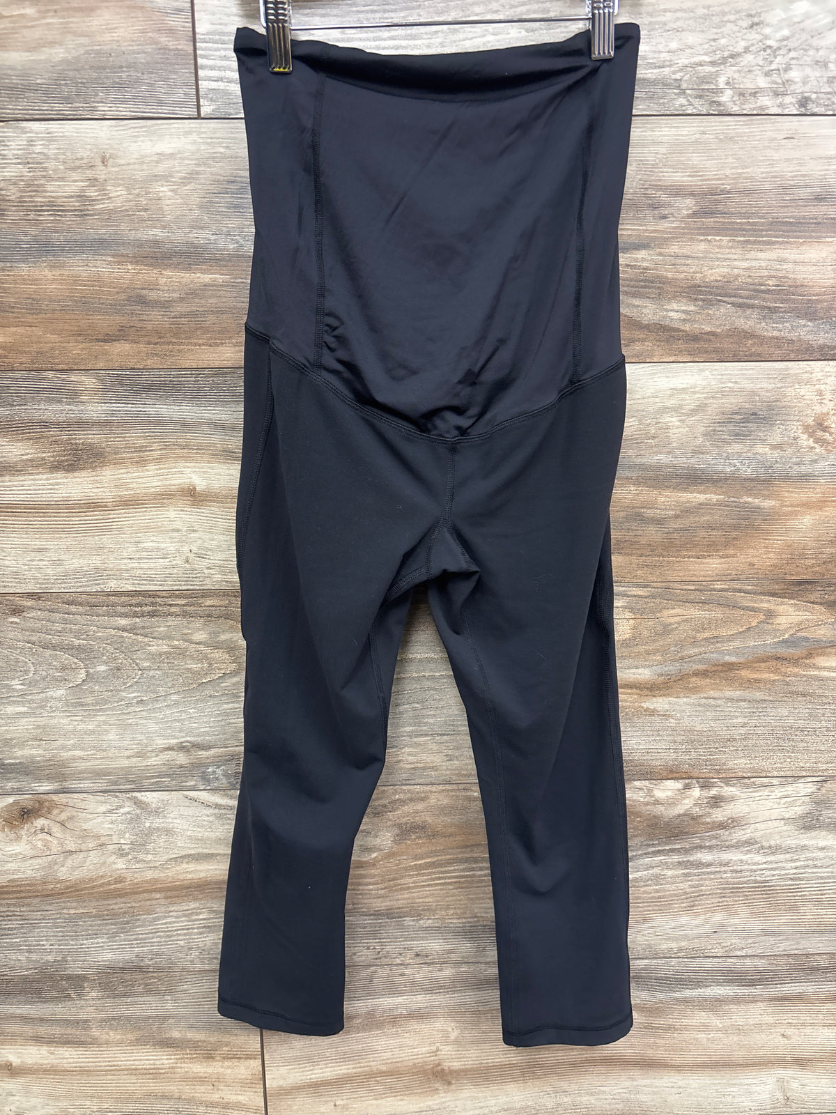 Isabel Maternity Crossover Panel Leggings Black sz Small