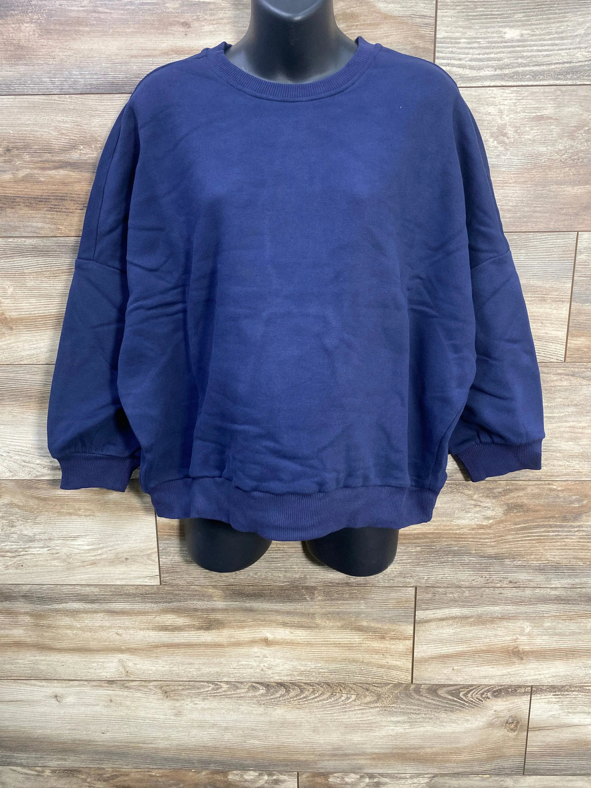 NEW Gap Maternity Crewneck Navy Sweatshirt sz Large