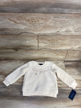 NEW Tommy Hilfiger Sherpa Sweatshirt Cream sz 3T