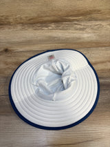 Ruffle Butts Swim Hat Blue sz 12m-2T