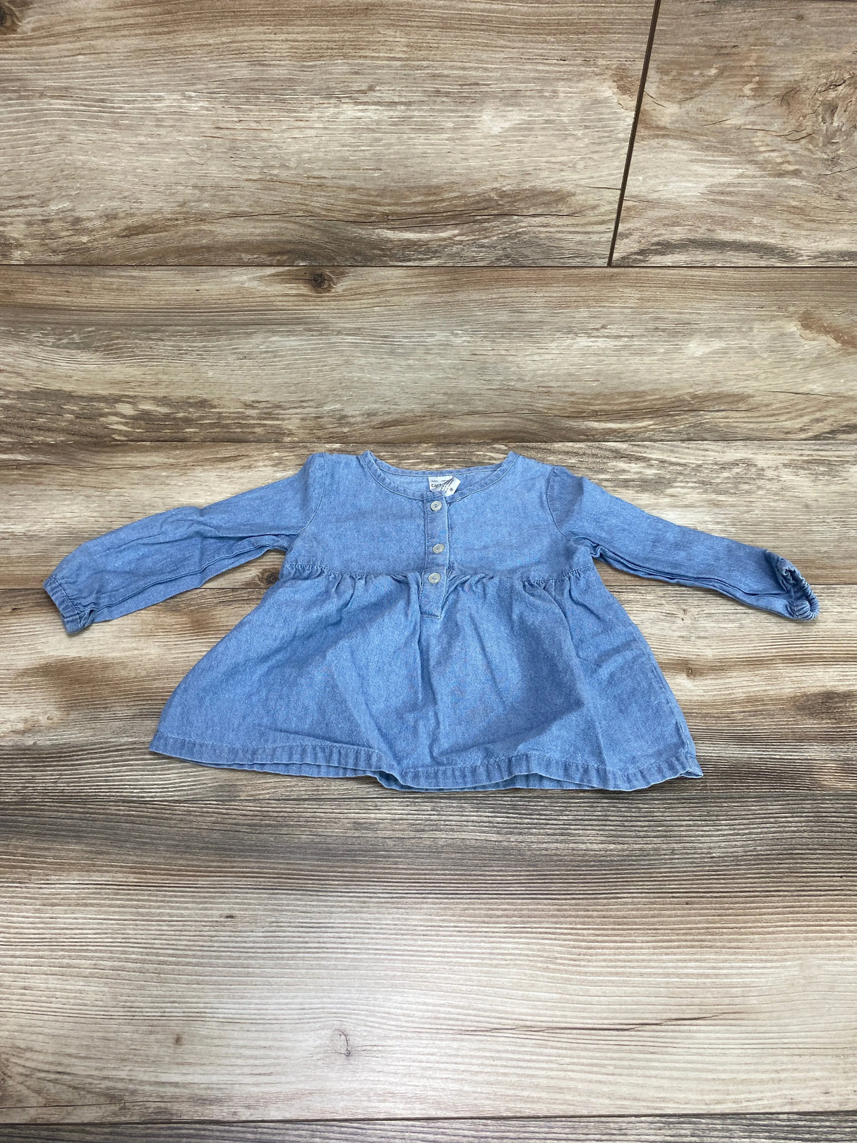 Carter's Chambray Top Blue sz 18m