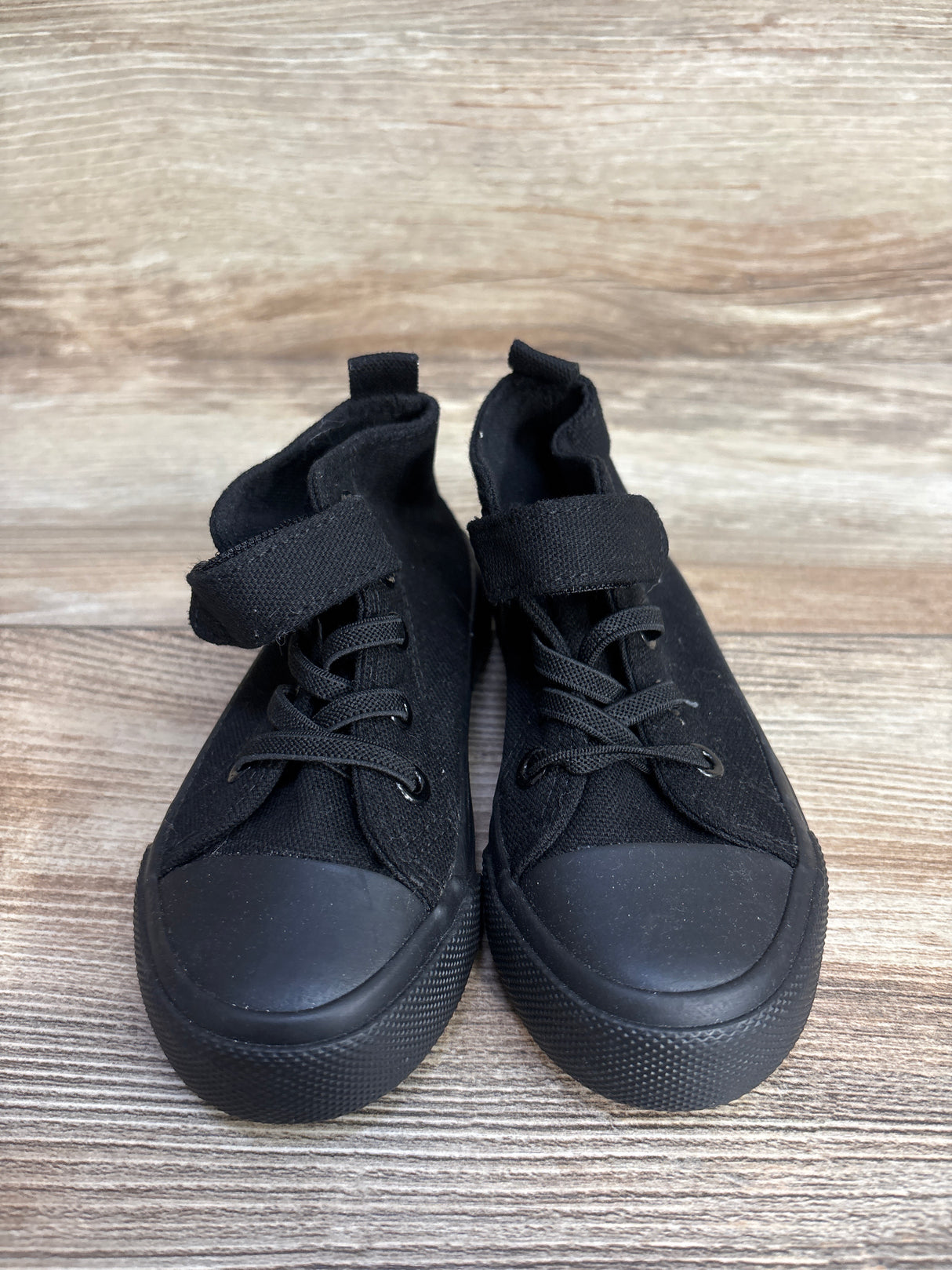 High-Top Canvas Sneakers Black sz 8/9c