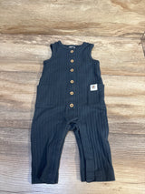 Carter's Ribbed Sleeveless Coverall Blue sz 3m
