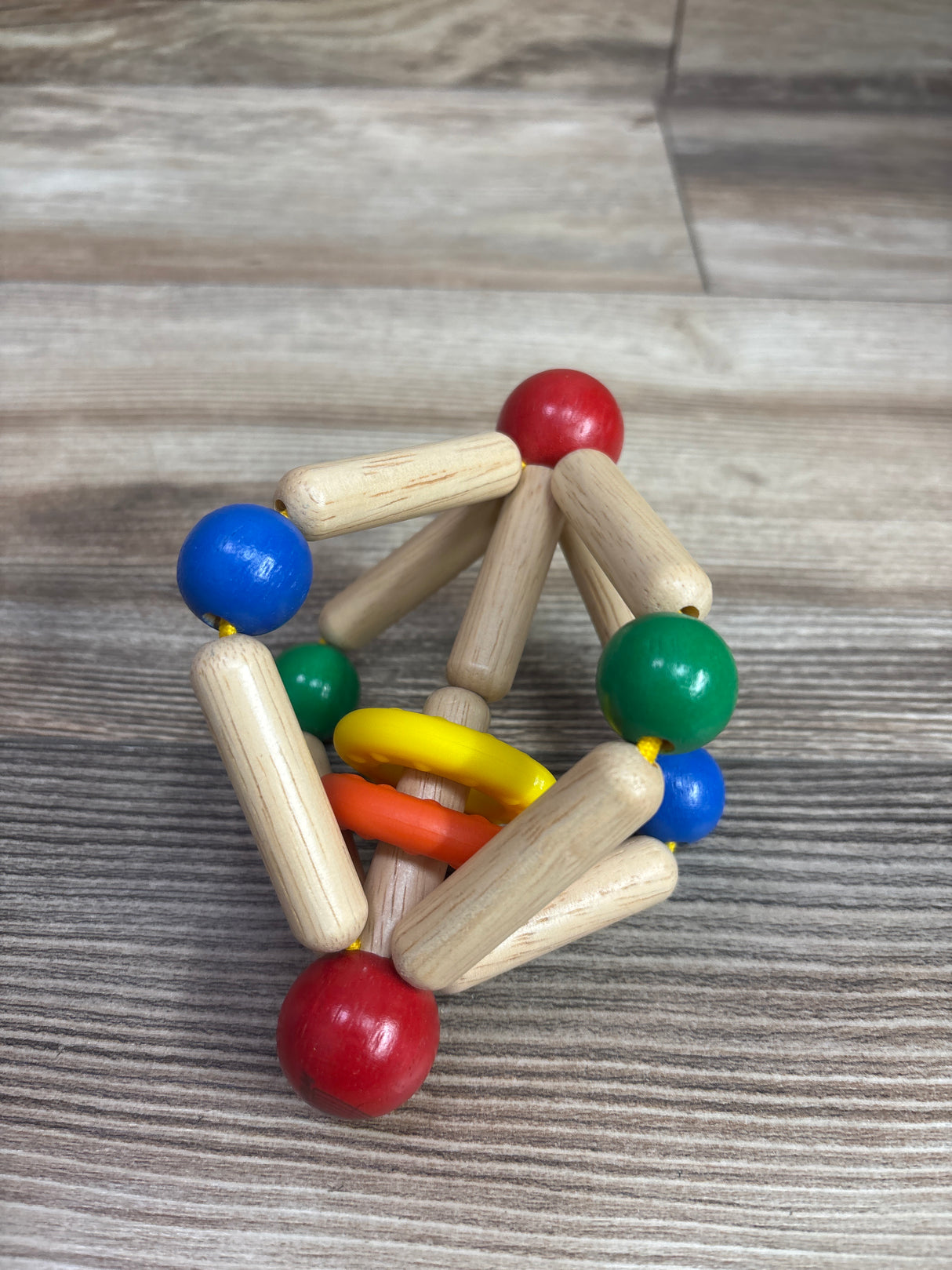WonderWorld Wooden Triangle Clutching Toy
