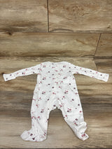 Simple Joys Ribbed Sleeper White sz 0-3m