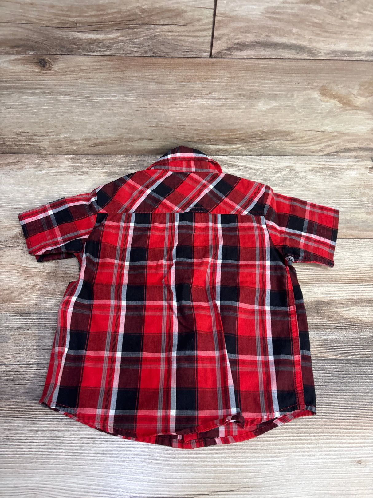 Dickies Plaid Button Up Shirt Red sz 3T