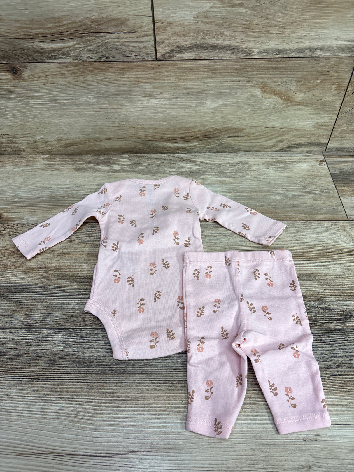 Just One You 2pc Bodysuit & Pants Set Pink sz Newborn