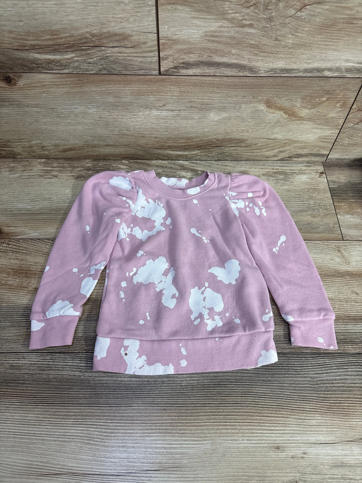 Grayson Mini Puff Sleeve Sweatshirt Pink sz 2T