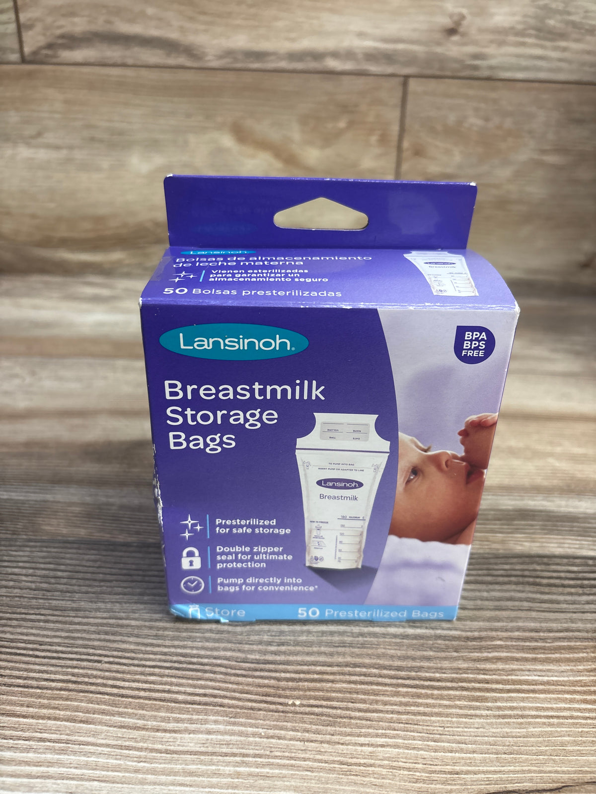 NEW Lansinoh Breastmilk Storage Bags 50ct. 6oz