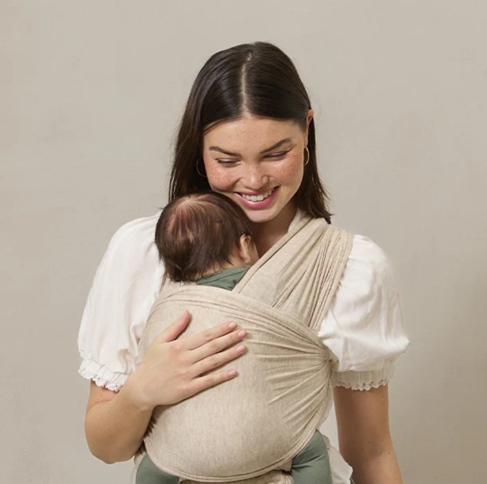 Solly Baby Wrap Carrier in Flax 8-25lbs