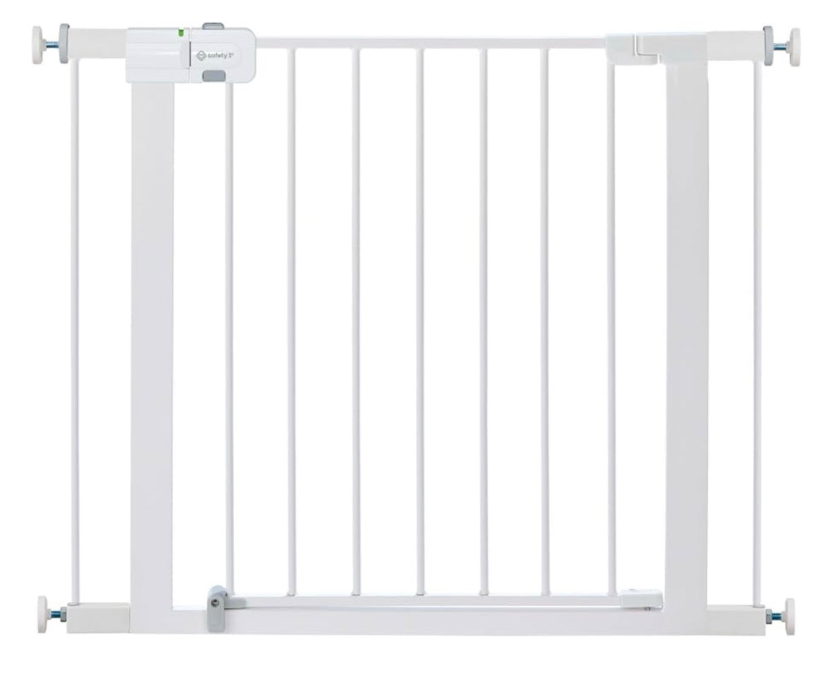 NEW Safety 1st Easy Install Walk Through Gate White 29''-38''