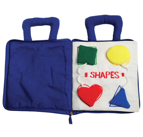 NEW Soft Skills My Quiet Book Sensory Activity Cloth Book Blue - Me n Mommy To Be