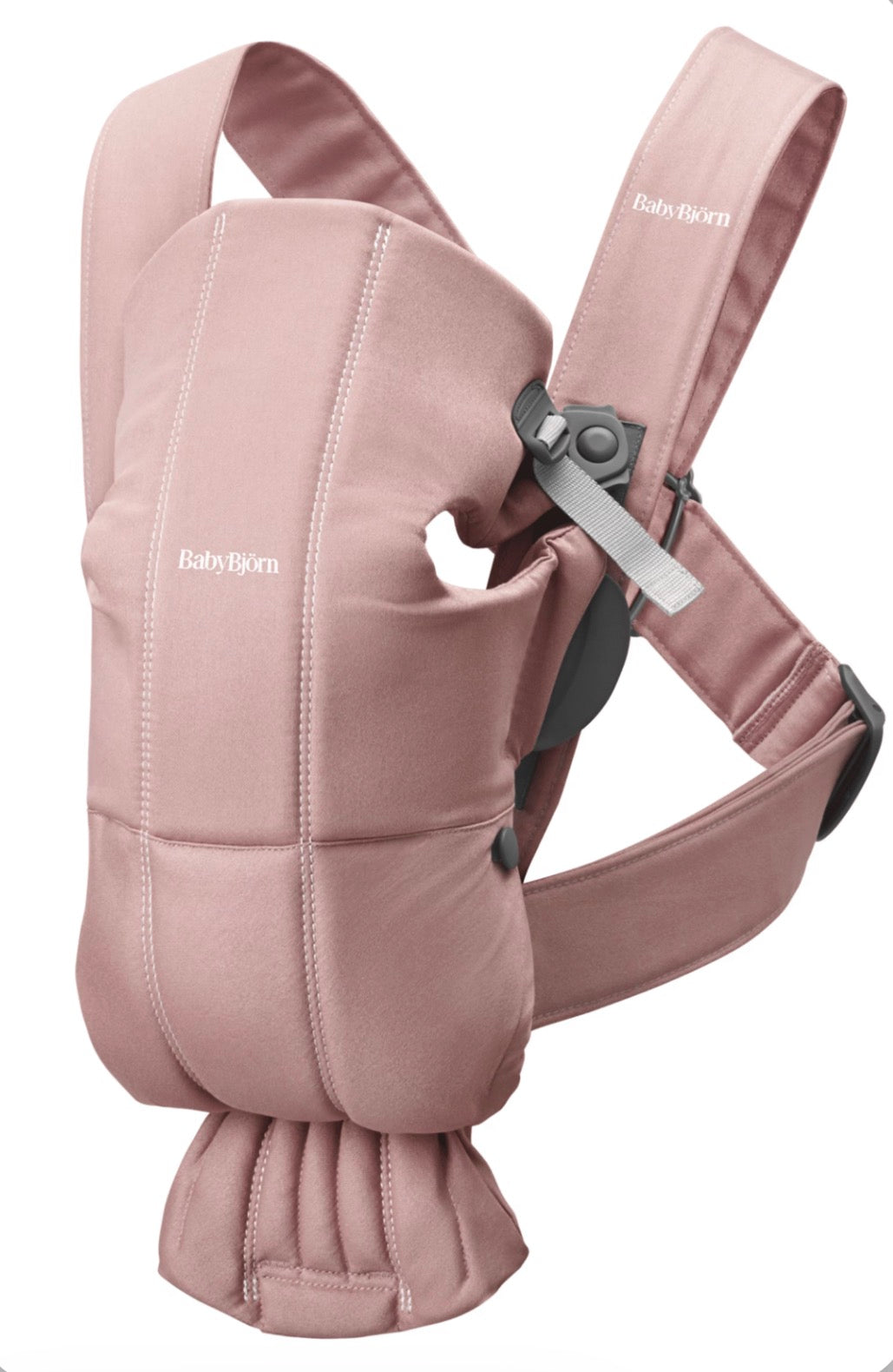Baby Bjorn Baby Carrier Mini, Soft Jersey Dusty Pink 7-25lbs