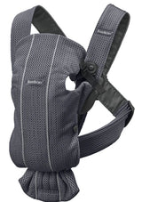 BabyBjörn Baby Carrier Mini, Anthracite, 3D Mesh 7-25 lbs