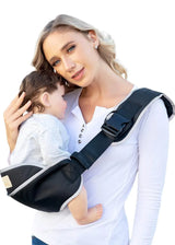 Shiaon Baby/Toddler Sling Carrier Black 10-60 lbs