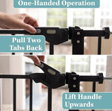 NEW InnoTruth 36" Tall Baby Safety Gate, Black 29-39.6”