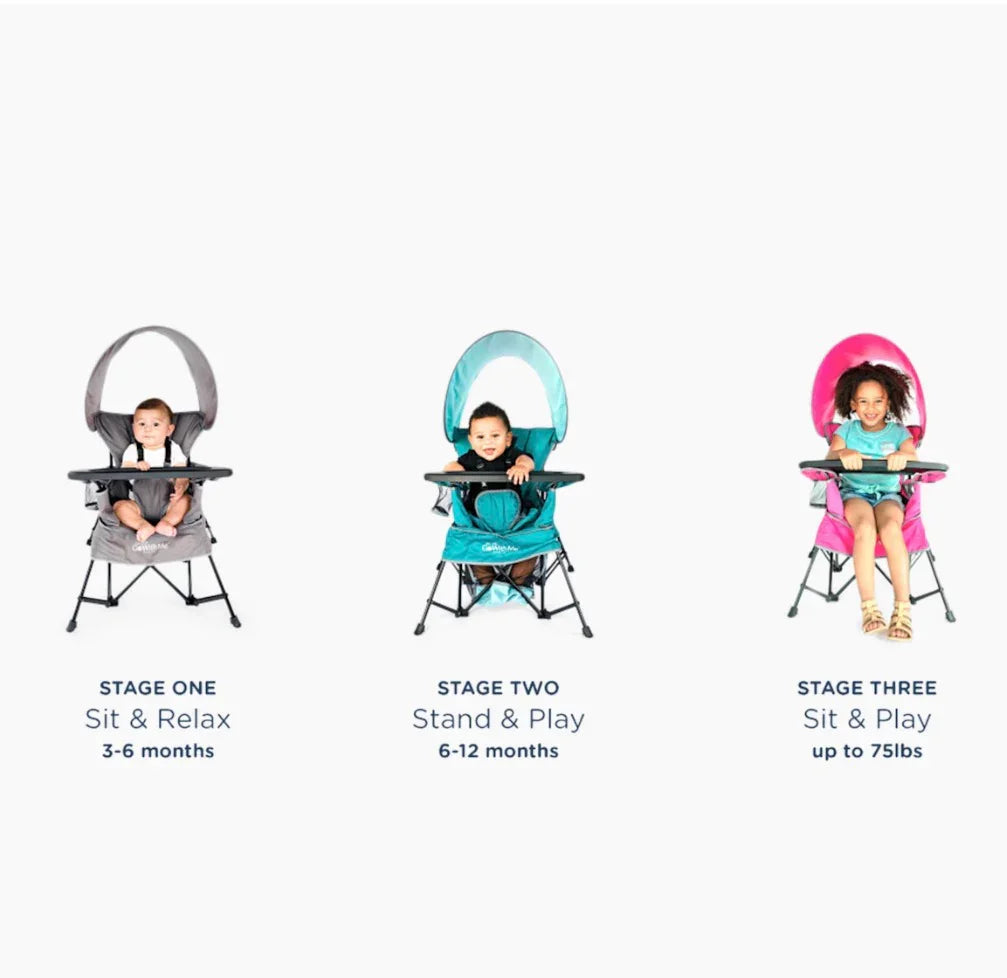 NEW Baby Delight Go With Me Venture Portable Chair Grey