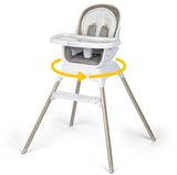 NEW Safety 1st Grow and Go Rotating High Chair in French Gray
