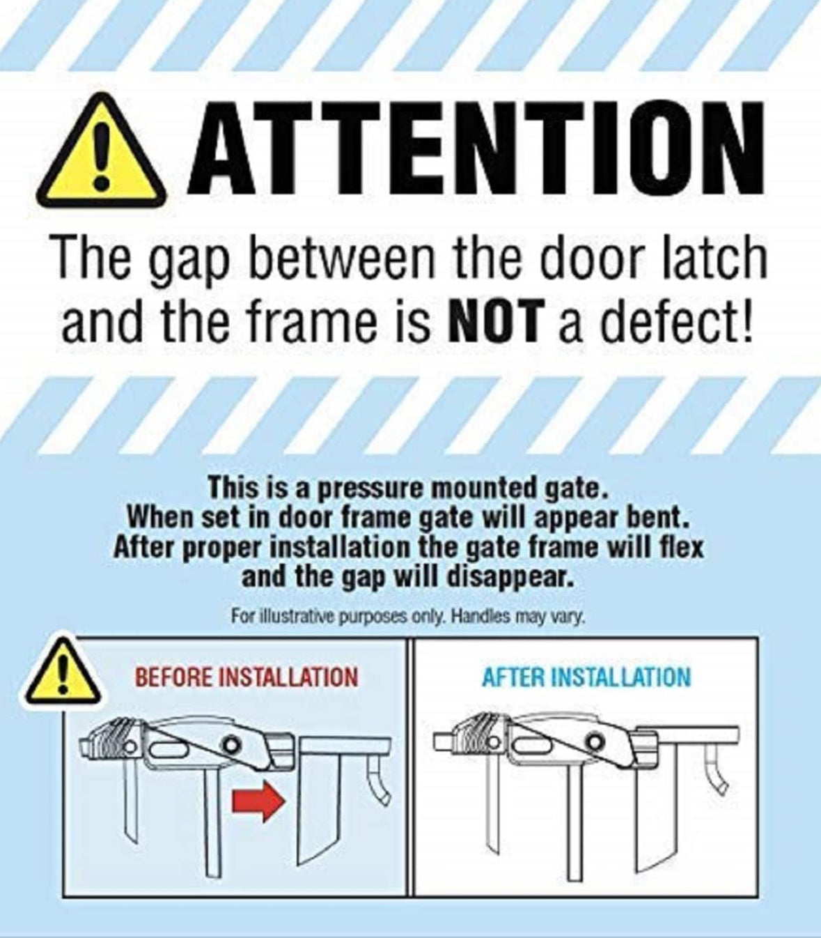 NEW Regalo Easy Step Metal Walk-Through Gate White