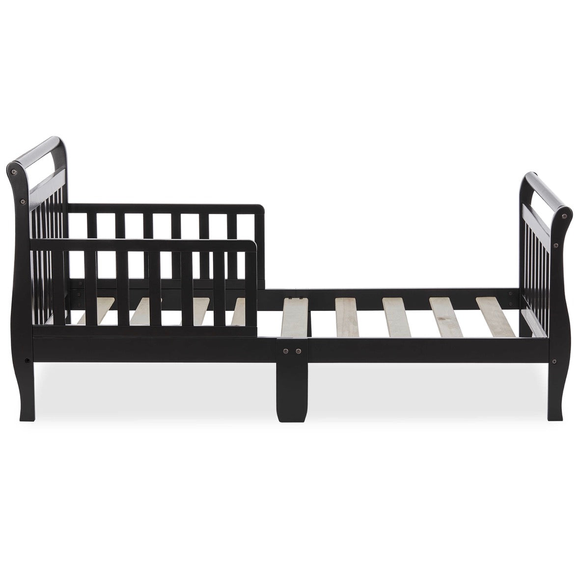 Dream On Me Classic Sleigh Toddler Bed Black