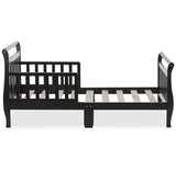 Dream On Me Classic Sleigh Toddler Bed Black