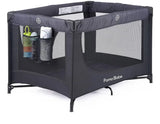 NEW Pamo Babe Portable Crib Baby Playpen with Mattress and Carry Bag in Black