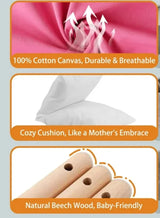 NEW Toddler Swing Set with Canvas Cushion Seat, Pink - Me n Mommy To Be