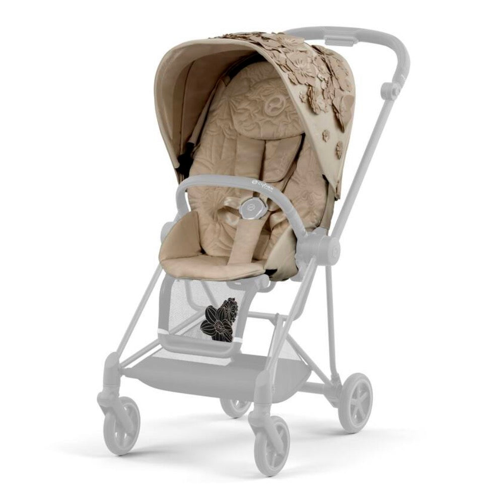 Cybex Platinum Mios Seat Pack in Floral Nude Beige