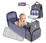 TsBabies 3-in-1 Diaper Bag Backpack with Changing Station