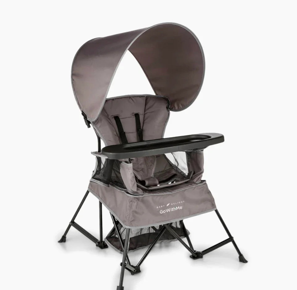 NEW Baby Delight Go With Me Venture Portable Chair Grey