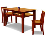 NEW Newton Kids Wooden Table & Two Chairs Set in Espresso