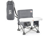 NEW Bright Starts Pop N Sit Portable Booster Seat Grey