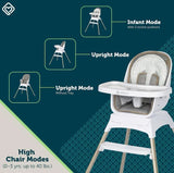 NEW Safety 1st Grow and Go Rotating High Chair in French Gray
