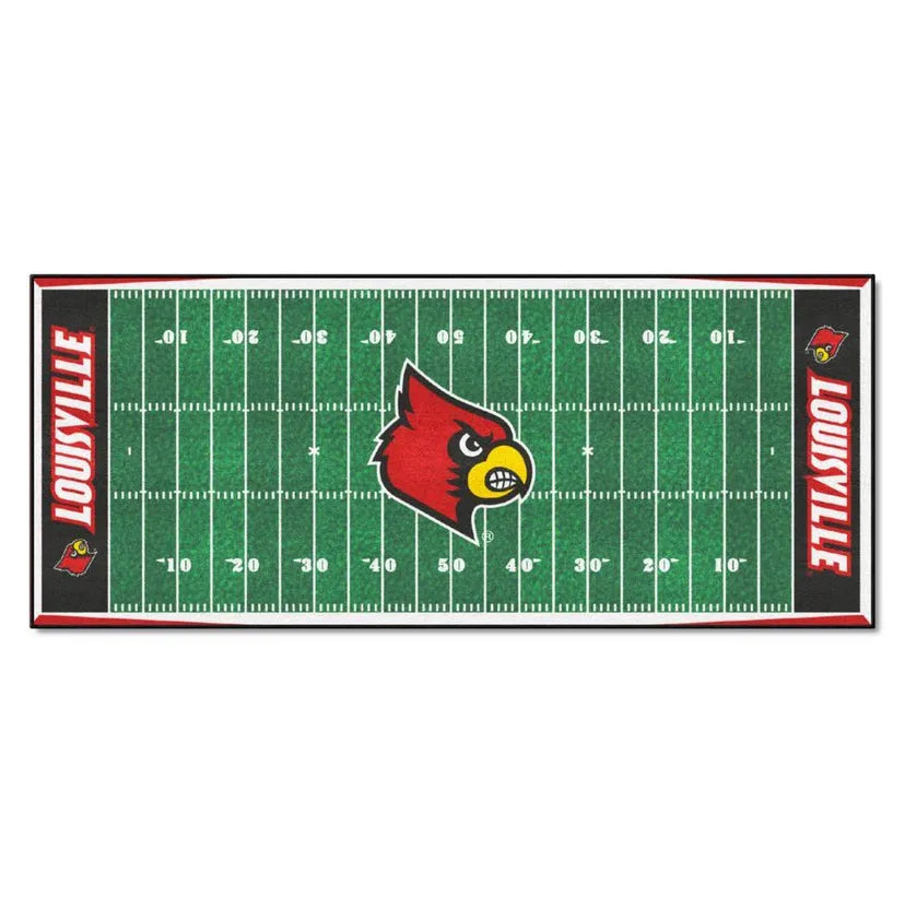 Fanmats Louisville Football Field Runner