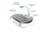 NEW The First Years Rain Shower Baby Spa Tub with Soothing Spray Showerhead