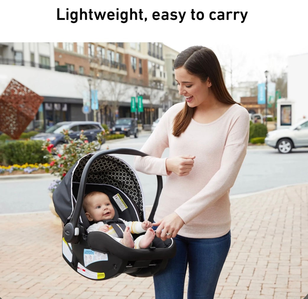 NEW Graco SnugRide SnugFit DLX Infant Car Seat in Brody