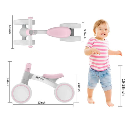 NEW SEREED Baby Balance Bike, Pink - Me n Mommy To Be