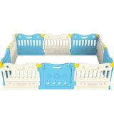 Baby Care 10 Panel Playpen in Sky Blue