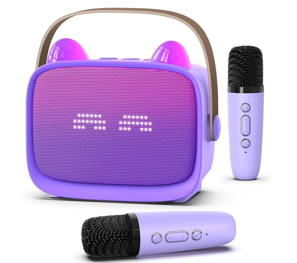 NEW Mgaolo Upgraded Mini Karaoke Machine Purple