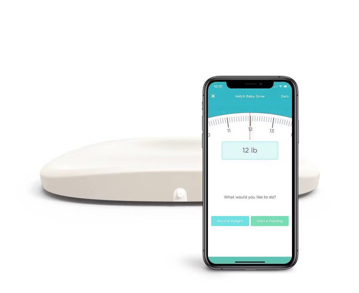 Hatch Grow Smart Changing Pad & Scale - White