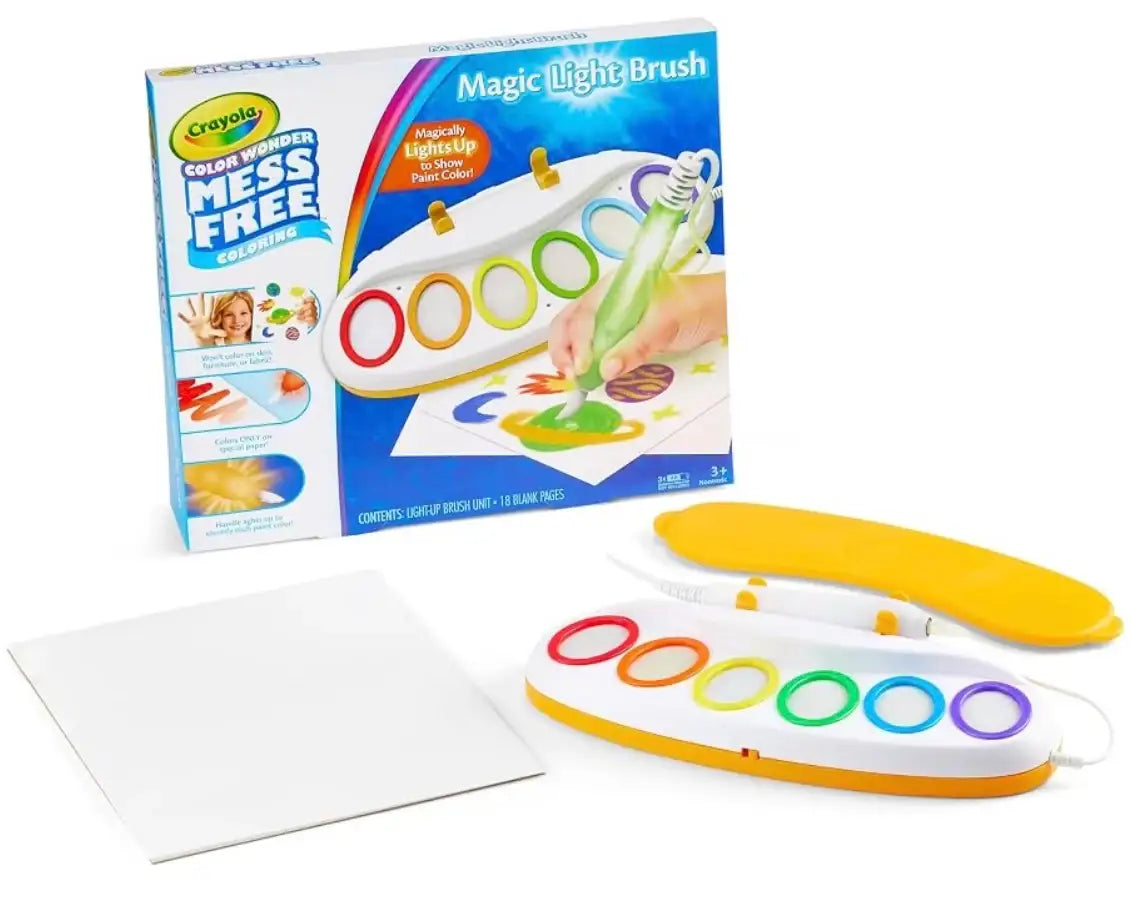 NEW Crayola Color Wonder Mess Free Coloring - Magic Light Brush & Drawing Pad