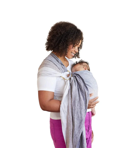 LÍLLÉbaby Ring Sling Baby Wrap Carrier, Grey 7-33lbs - Me n Mommy To Be
