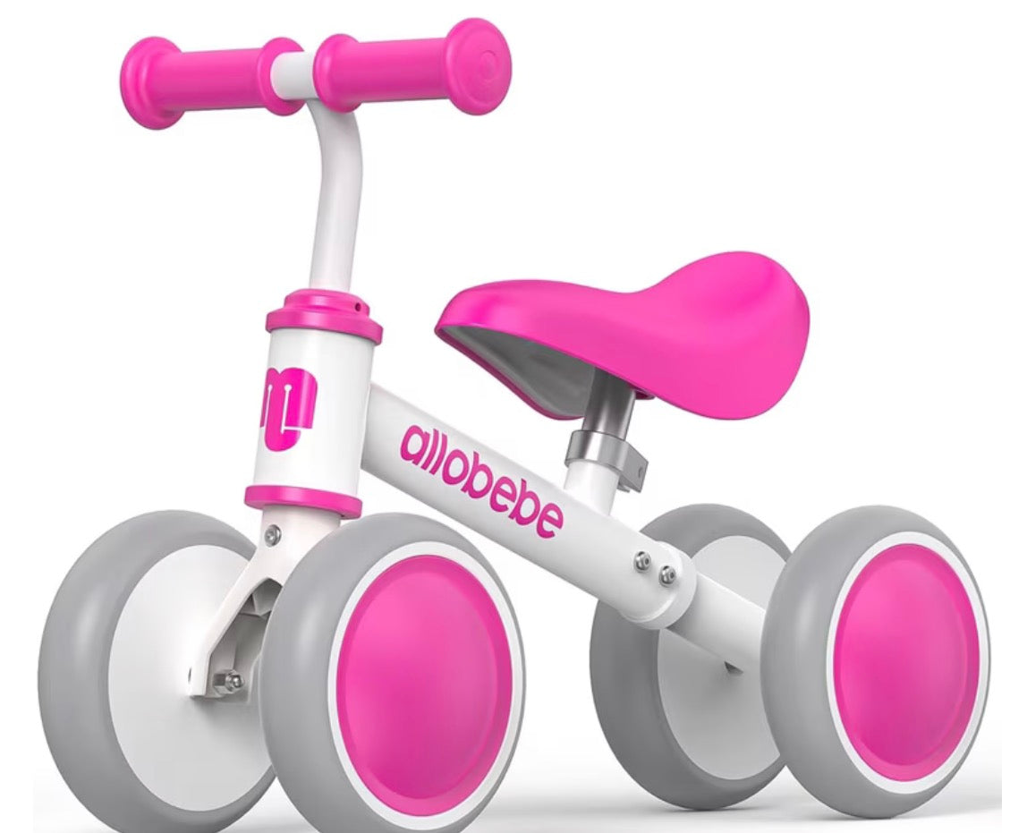 NEW Allobebe Baby Balance Bike Pink